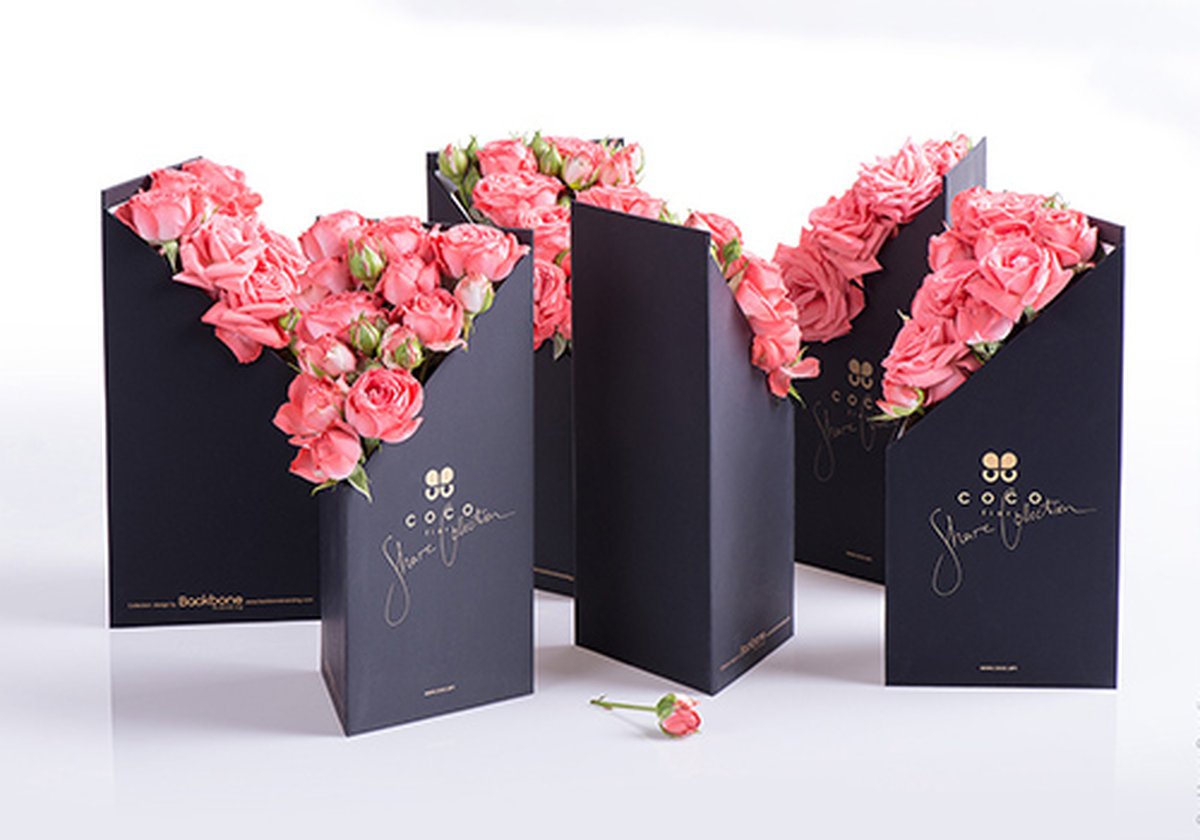 Coco Fiori 鮮花包裝設(shè)計案例