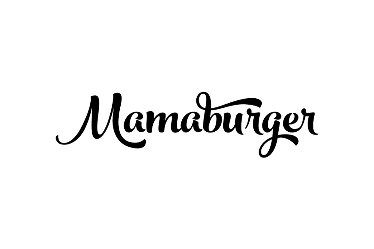  Mamaburger 餐飲品牌形象設(shè)計(jì) 標(biāo)志字體設(shè)計(jì)