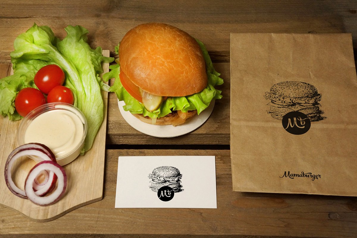 Mamaburger 餐飲品牌形象設(shè)計(jì) 食品形象展示  形象設(shè)計(jì)