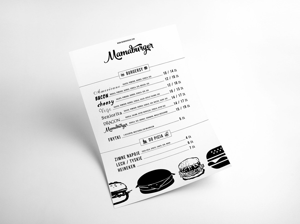Mamaburger 餐飲品牌形象設(shè)計(jì) 海報(bào)設(shè)計(jì)