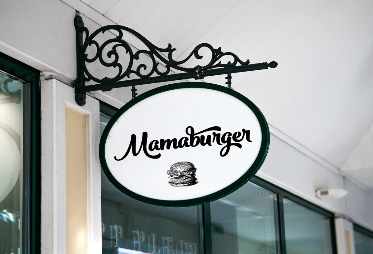 Mamaburger 餐飲品牌形象設(shè)計(jì) 標(biāo)志設(shè)計(jì)