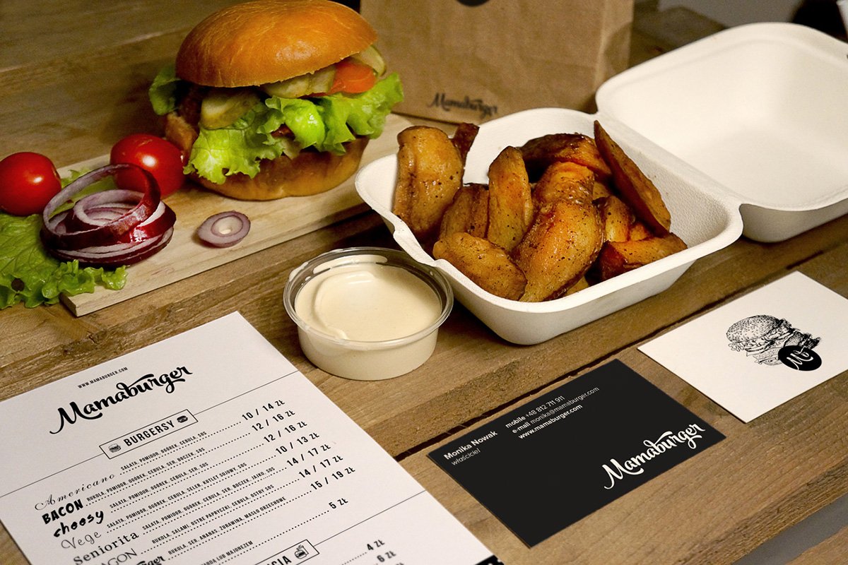 Mamaburger 餐飲品牌形象設(shè)計(jì) 食品形象展示  形象設(shè)計(jì)