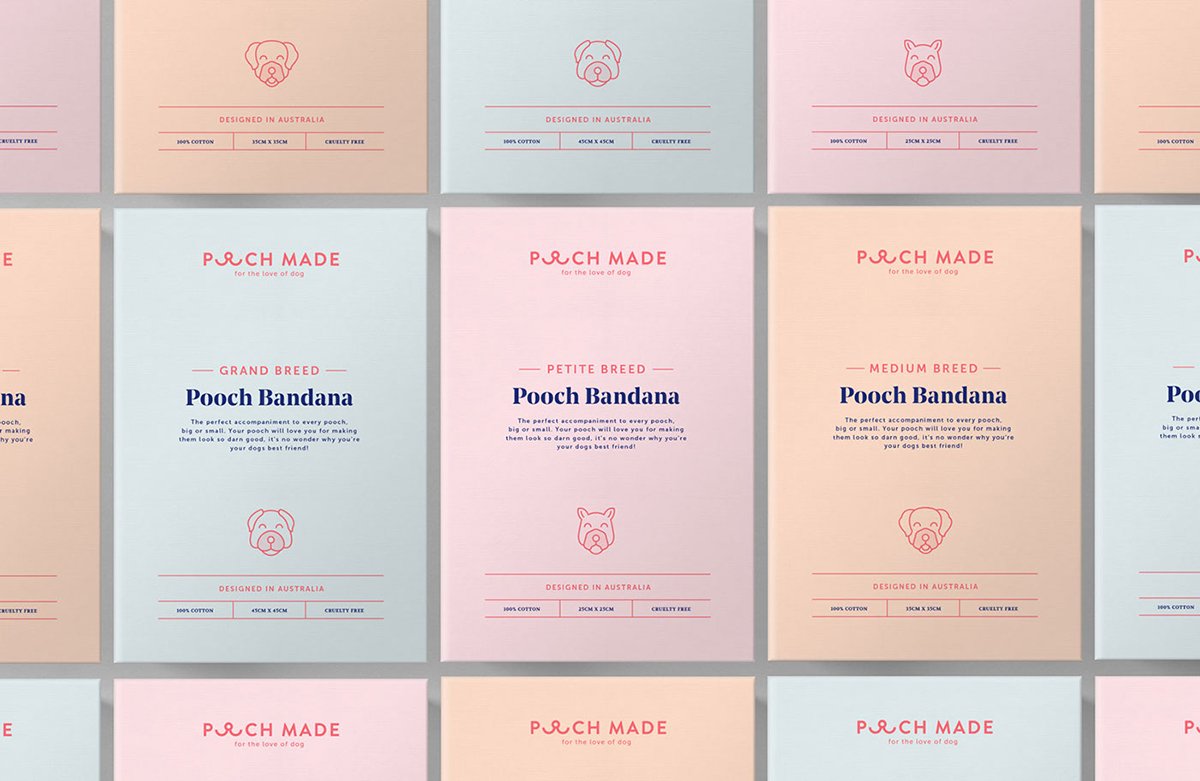 深圳品牌設(shè)計(jì)  深圳品牌策劃  Pooch Made零售商品牌形象展示  包裝設(shè)計(jì)